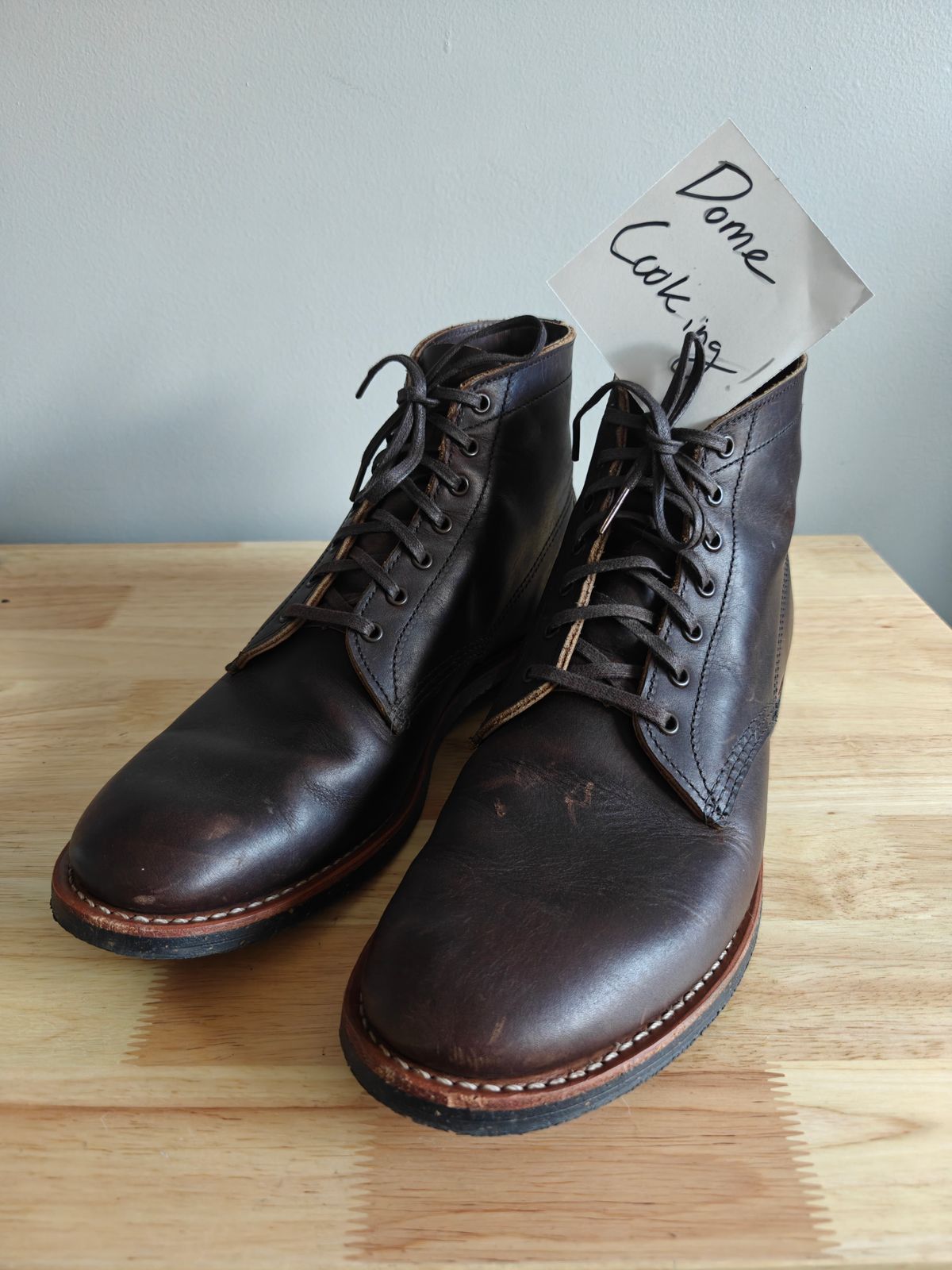 Photo by litespeedd on November 1, 2025 of the Red Wing 8061 Merchant in S.B. Foot Ebony Harness.