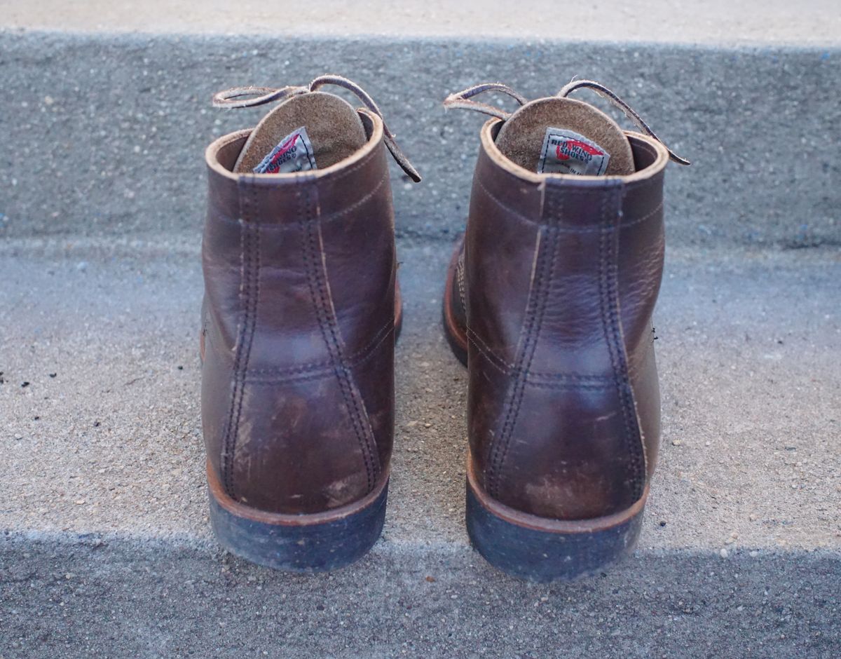 Photo by litespeedd on March 1, 2026 of the Red Wing 8061 Merchant in S.B. Foot Ebony Harness.