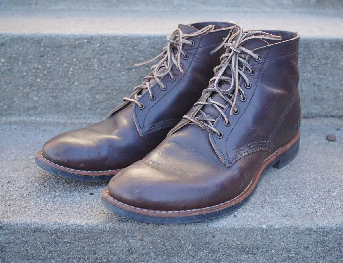 Photo by litespeedd on March 1, 2026 of the Red Wing 8061 Merchant in S.B. Foot Ebony Harness.