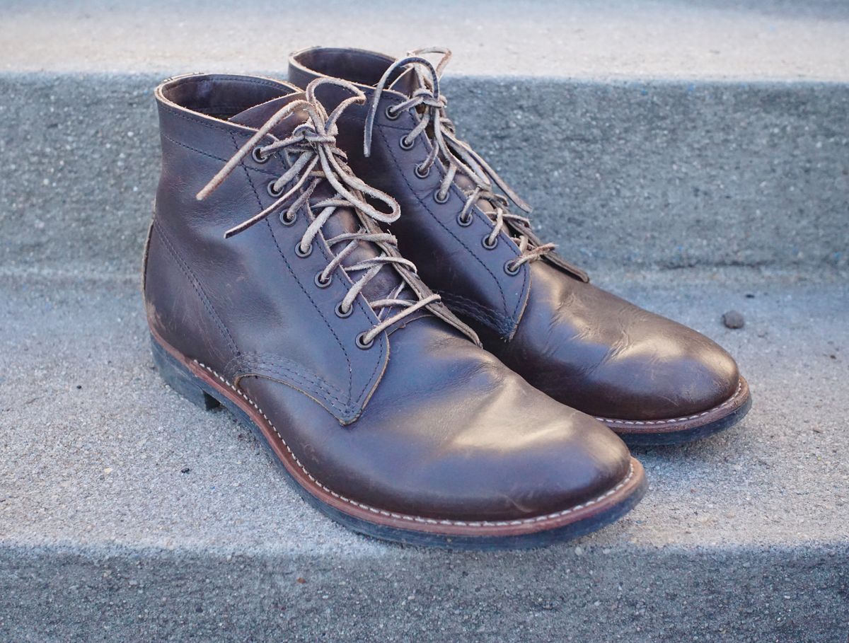 Photo by litespeedd on March 1, 2026 of the Red Wing 8061 Merchant in S.B. Foot Ebony Harness.