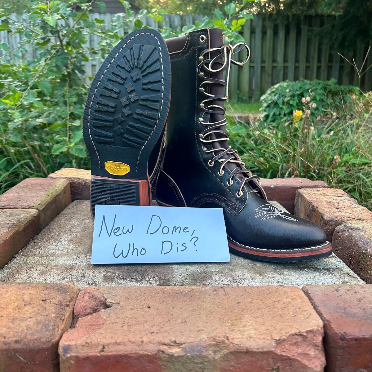 Photo by MasonAlbertini on October 1, 2025 of the Nicks Packer in Horween Brown Waxed Flesh.