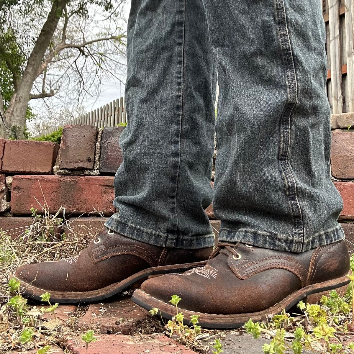 Photo by MasonAlbertini on April 1, 2026 of the Nicks Packer in Horween Brown Waxed Flesh.