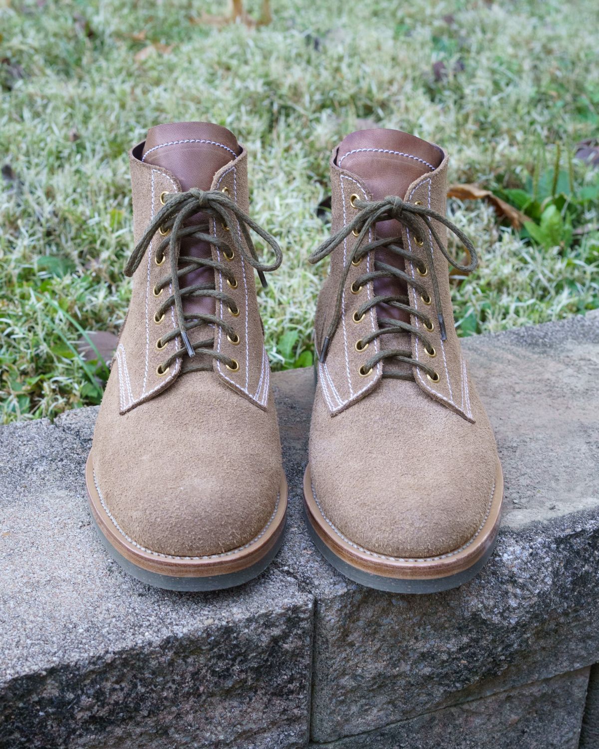 Photo by blake_more on October 1, 2022 of the Sagara Boondocker in Horween Natural Chromexcel Roughout.