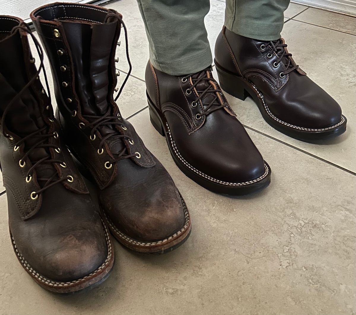 Photo by i29alpha on January 13, 2024 of the Frank's Boots Wilshire in Seidel Brown Domain.