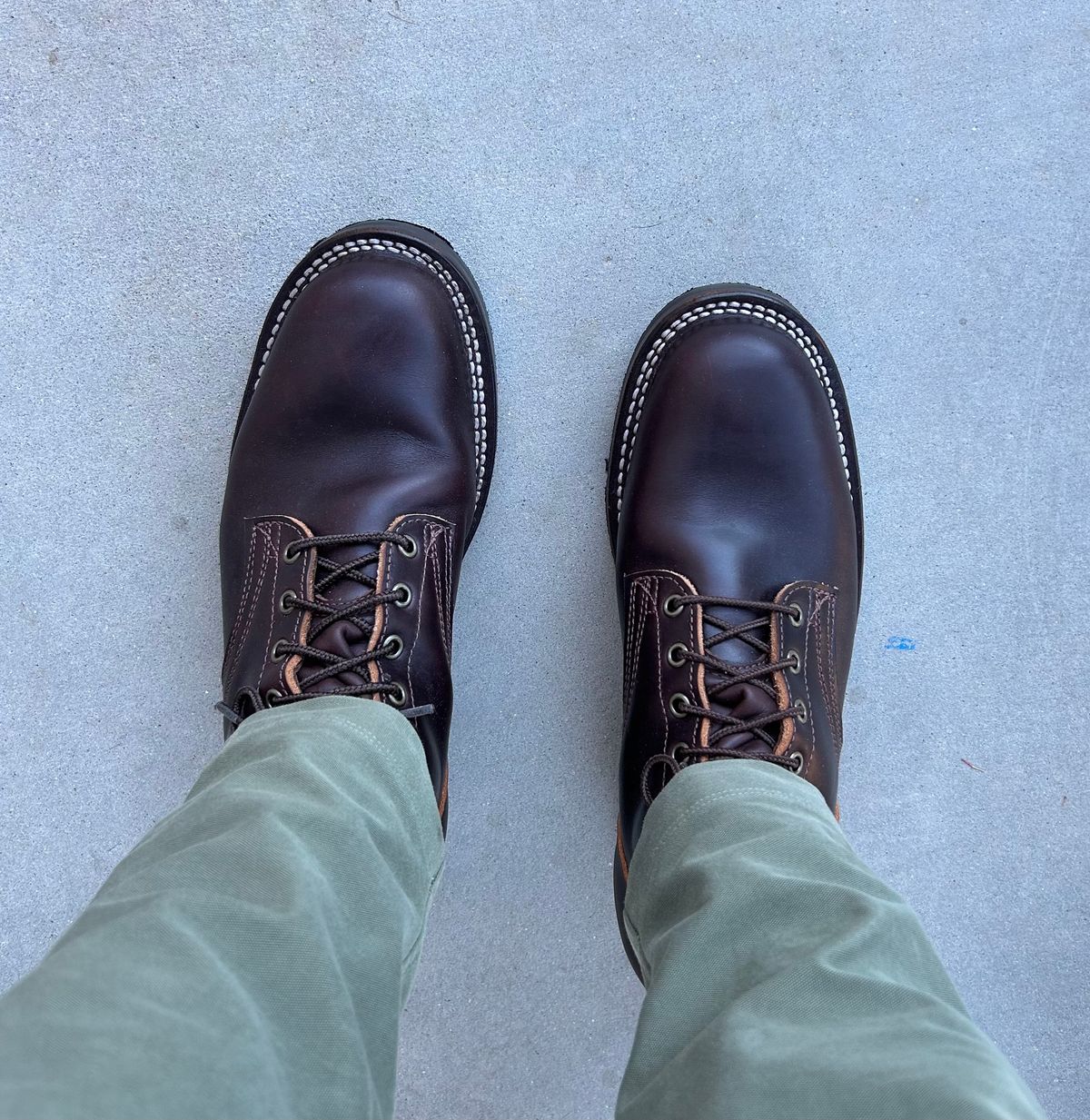 Photo by i29alpha on January 13, 2024 of the Frank's Boots Wilshire in Seidel Brown Domain.