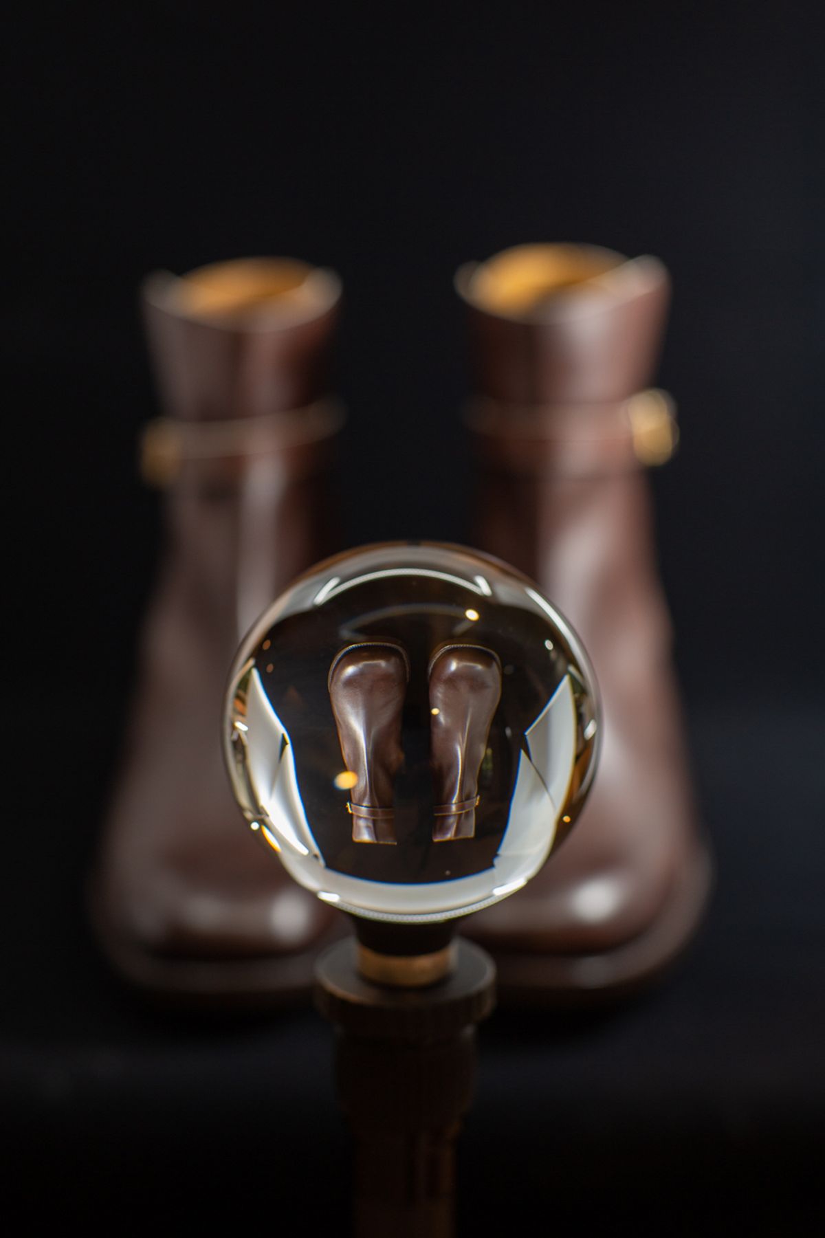 Photo by bhinks on October 2, 2022 of the Clinch Jodhpur Boots in Brown French Calfskin.