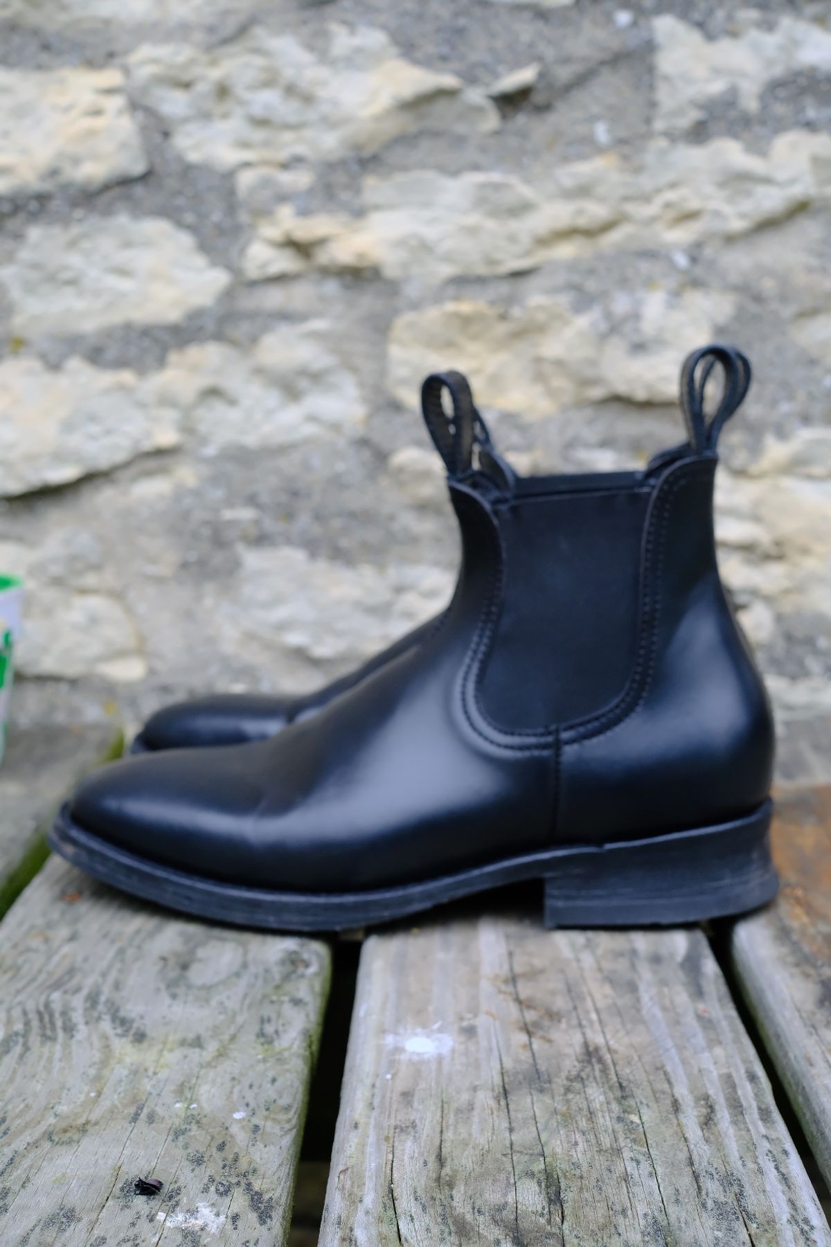 Photo by cuffcheckdenim on November 1, 2025 of the Thursday Journeyman in Shinki Black Shell Cordovan.