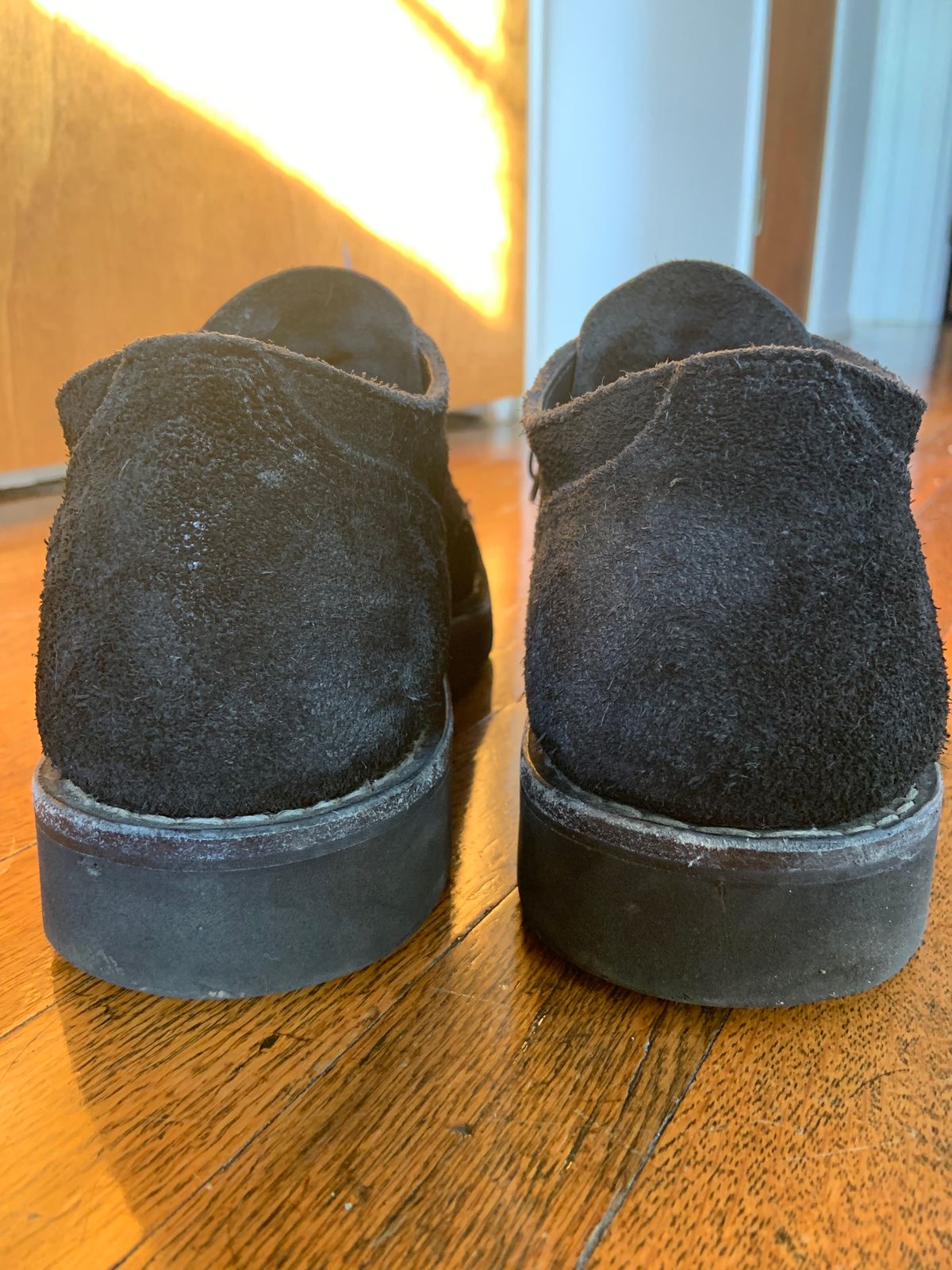 Photo by Oldmanblooming on January 5, 2023 of the White's Oxford in Seidel Black Oil Tan Roughout.