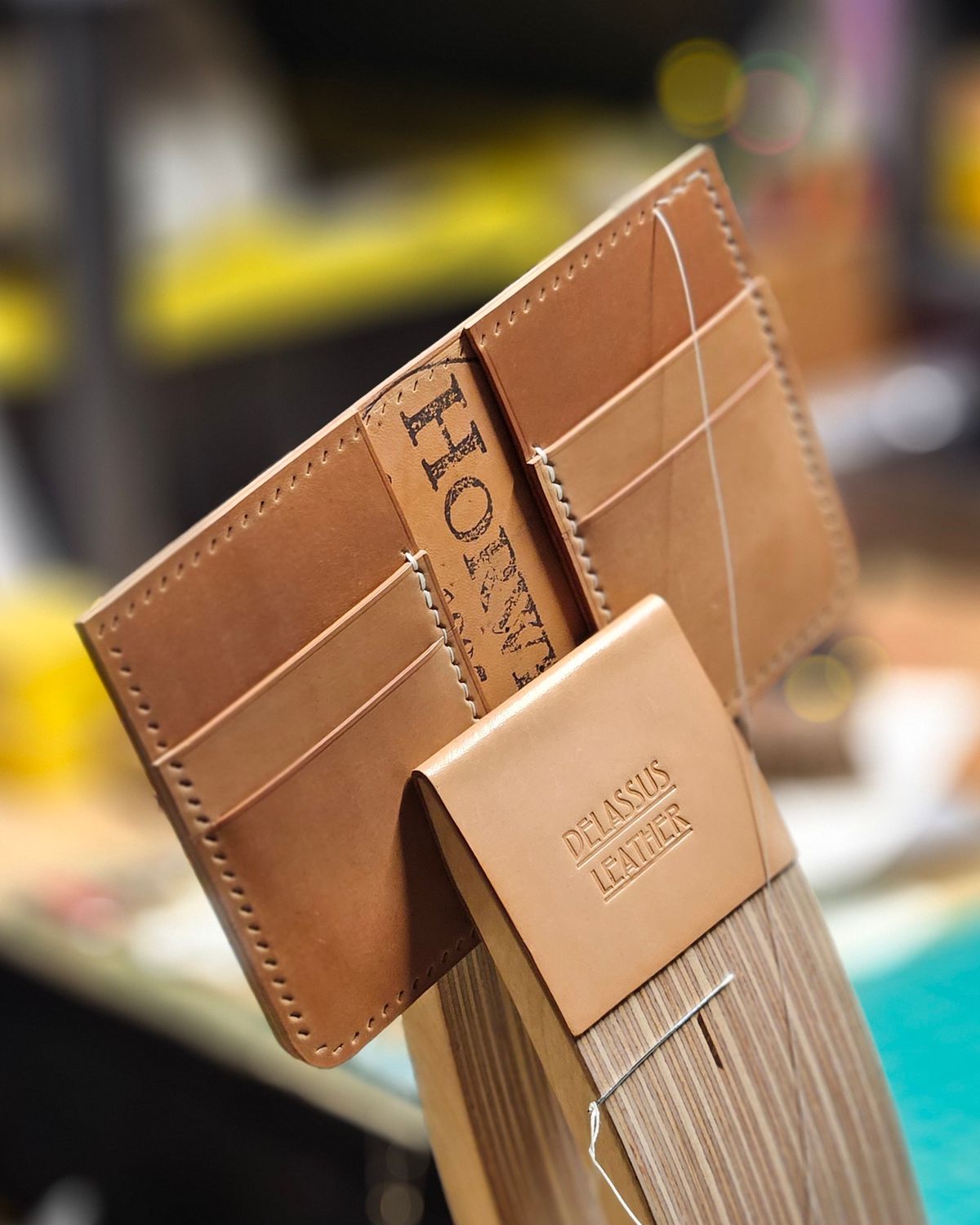 Photo by joeldelassus on October 5, 2025 of the DELASSUS LEATHER V42 in Horween Unglazed Natural Shell Cordovan.