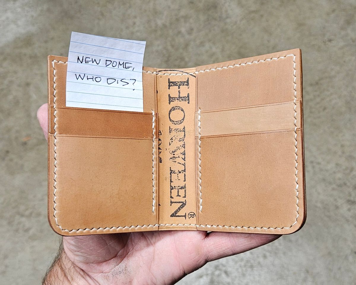 Photo by joeldelassus on October 6, 2025 of the DELASSUS LEATHER V42 in Horween Unglazed Natural Shell Cordovan.