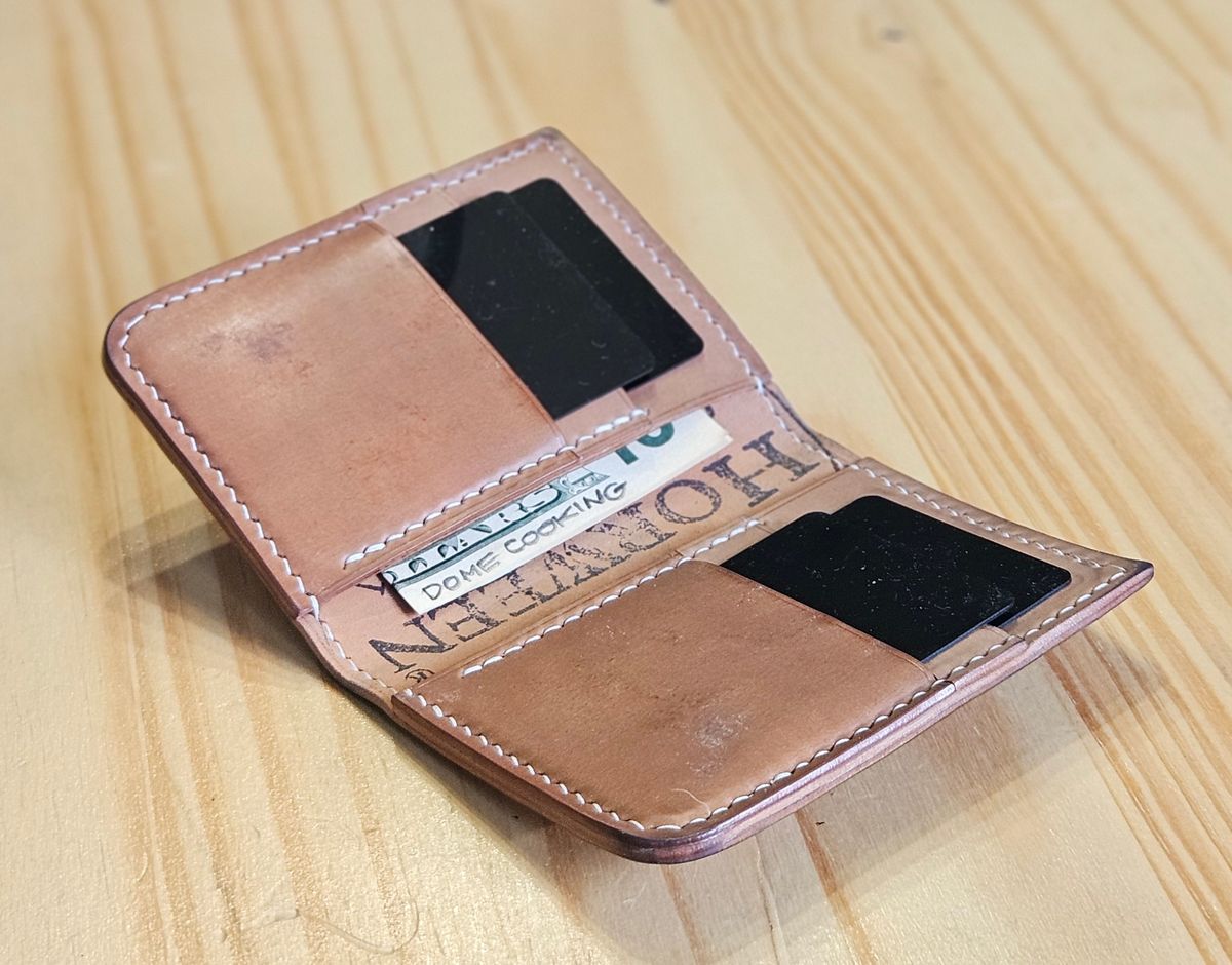 Photo by joeldelassus on November 2, 2025 of the DELASSUS LEATHER V42 in Horween Unglazed Natural Shell Cordovan.