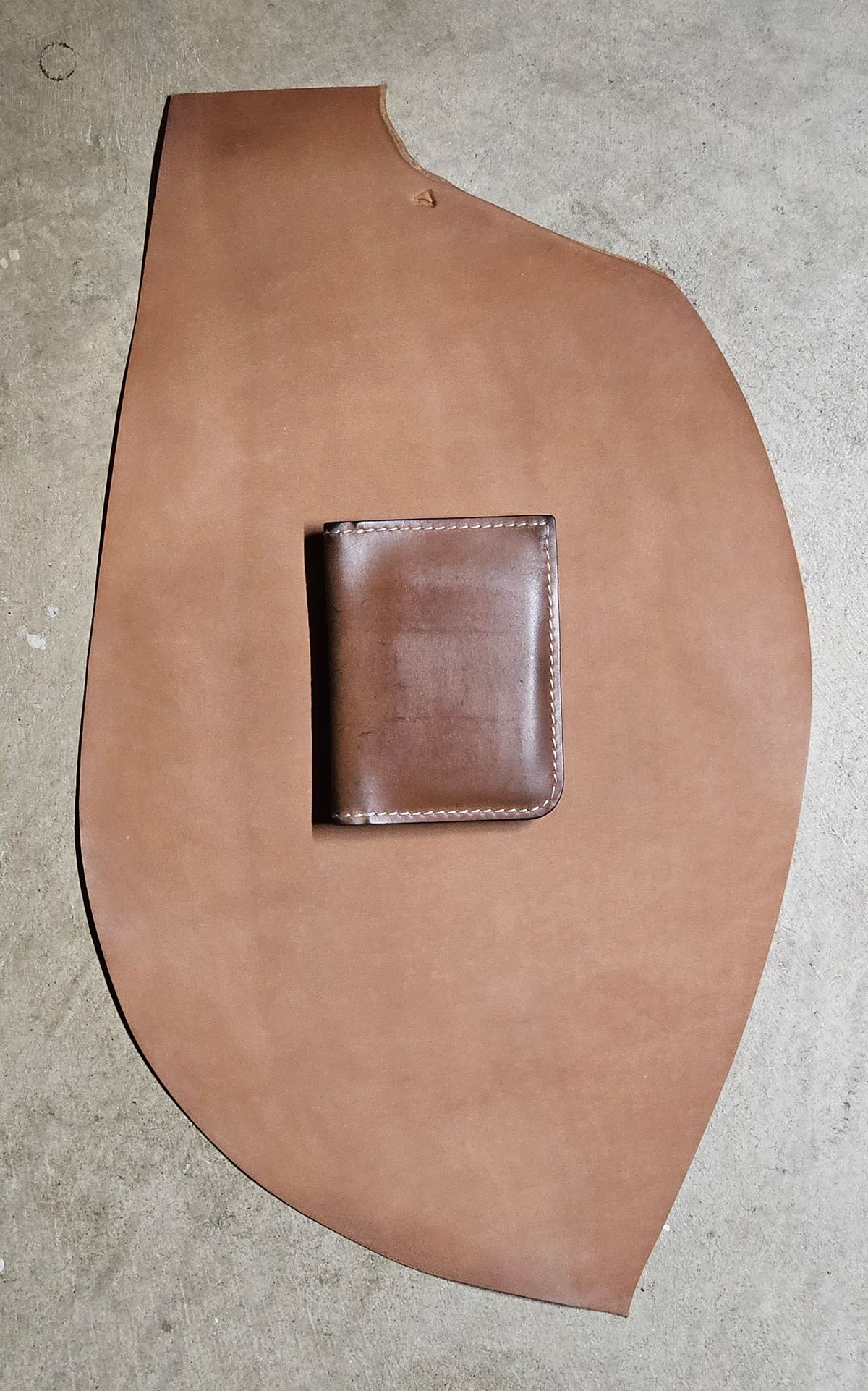 Photo by joeldelassus on January 4, 2026 of the DELASSUS LEATHER V42 in Horween Unglazed Natural Shell Cordovan.