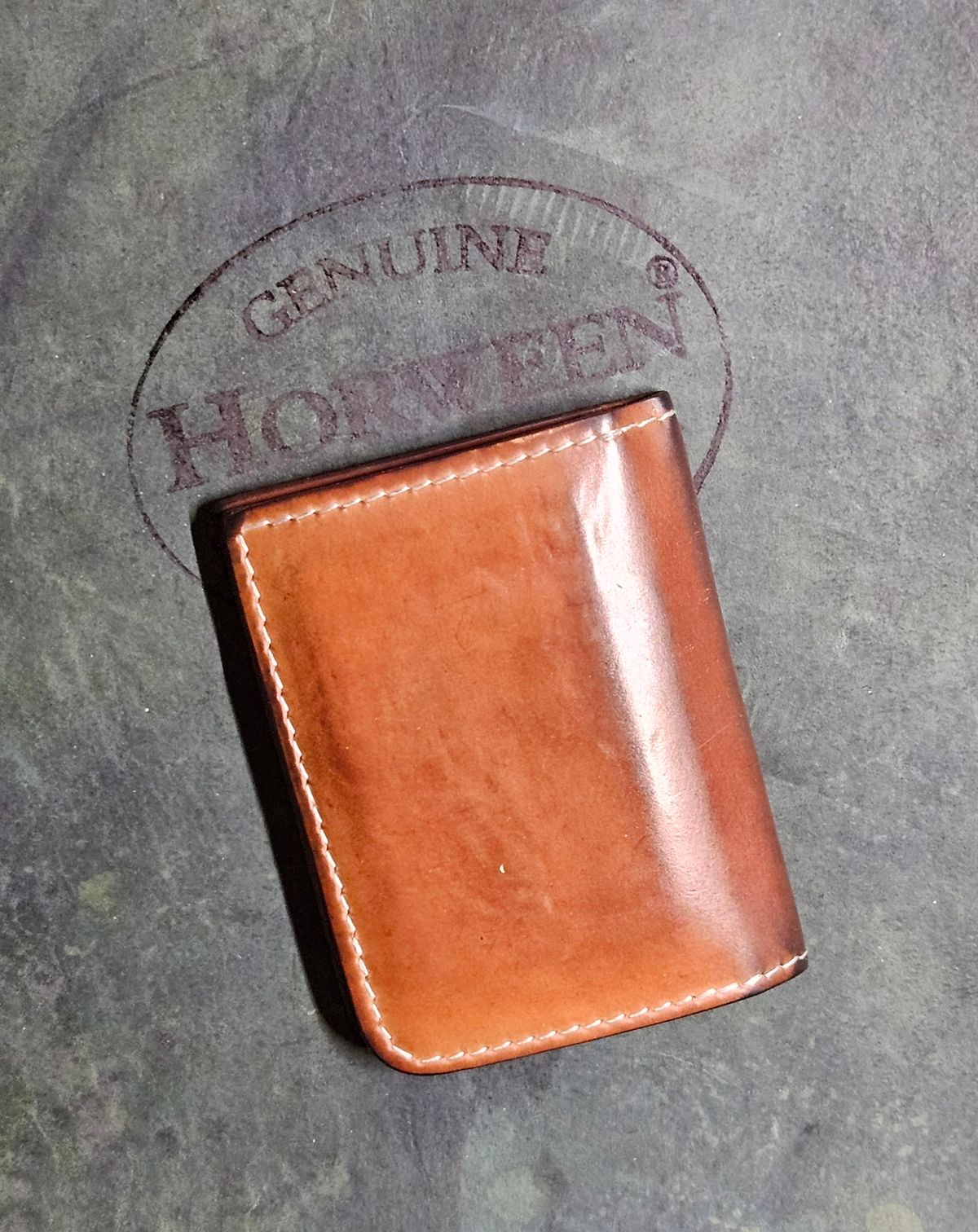 Photo by joeldelassus on March 6, 2026 of the DELASSUS LEATHER V42 in Horween Unglazed Natural Shell Cordovan.