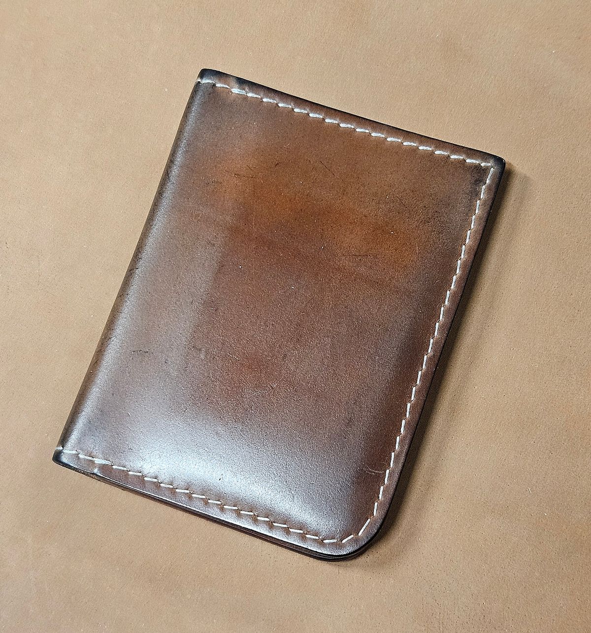 Photo by joeldelassus on April 3, 2026 of the DELASSUS LEATHER V42 in Horween Unglazed Natural Shell Cordovan.