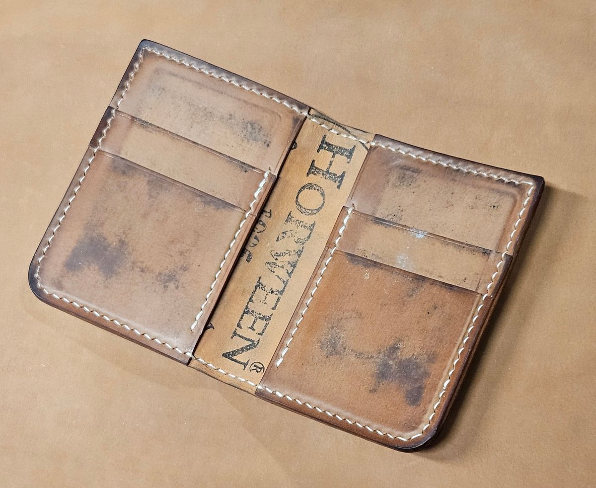 Photo by joeldelassus on April 3, 2026 of the DELASSUS LEATHER V42 in Horween Unglazed Natural Shell Cordovan.