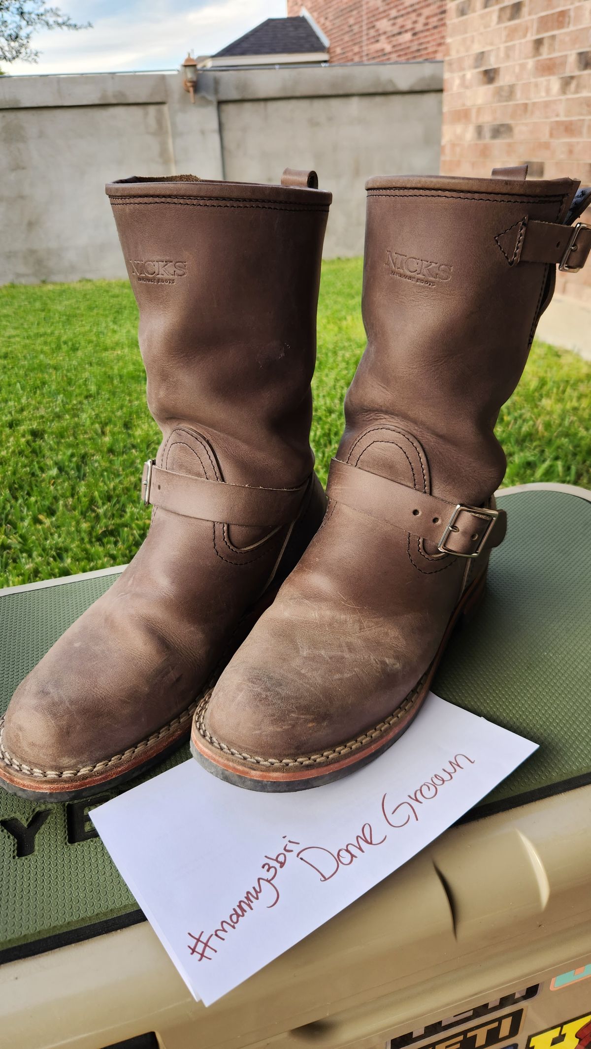 Photo by manuelbriones on November 4, 2023 of the Nicks Renegade in Horween Steel Predator.