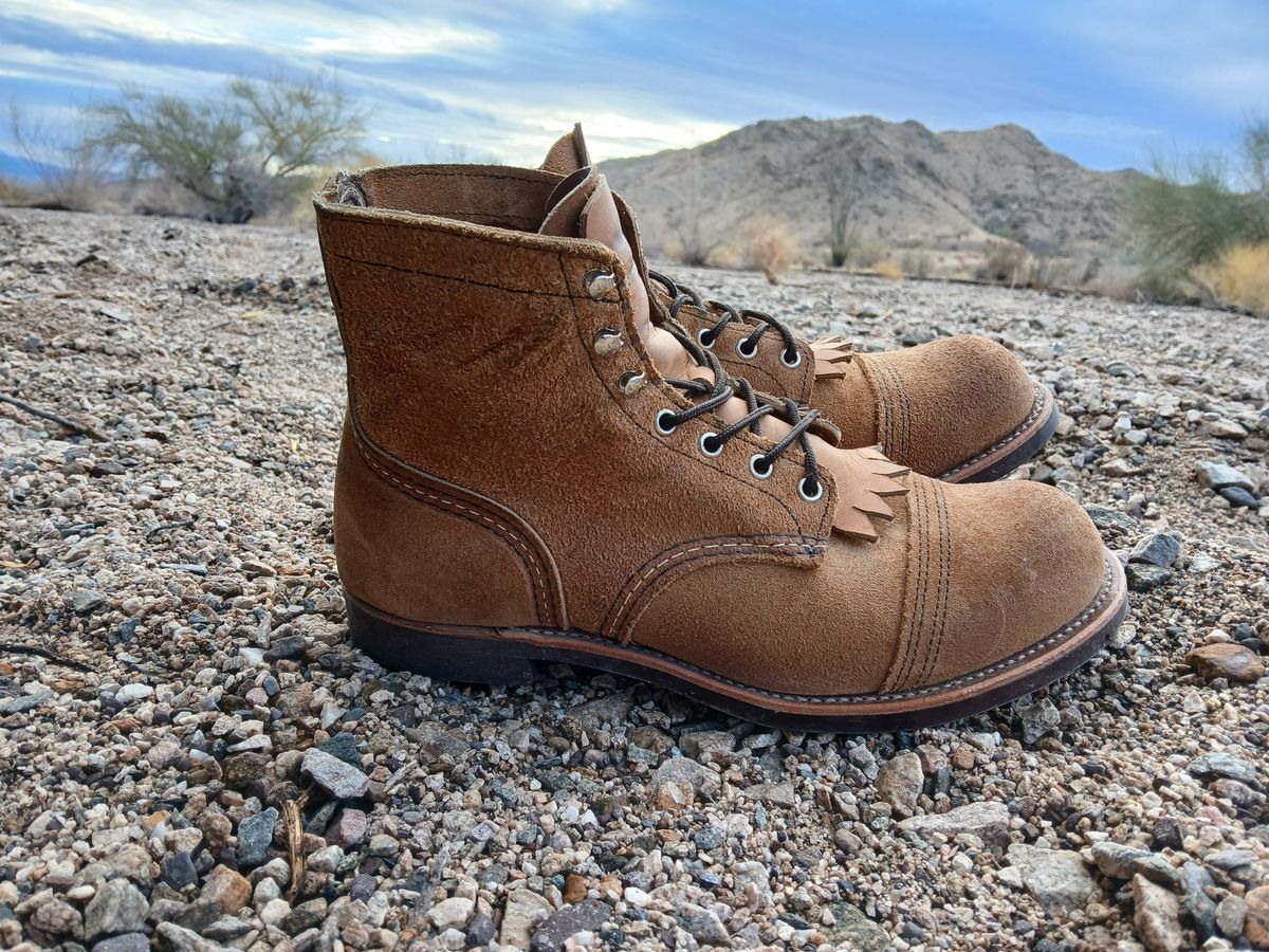 Photo by kananaios on March 7, 2025 of the Red Wing Iron Ranger in S.B. Foot Hawthorne Muleskinner.