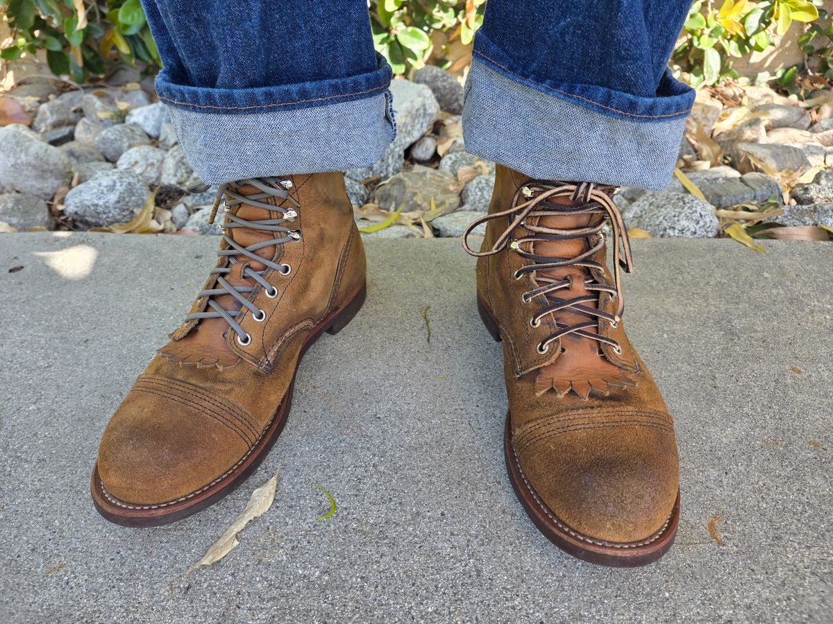 Photo by kananaios on March 23, 2026 of the Red Wing Iron Ranger in S.B. Foot Hawthorne Muleskinner.