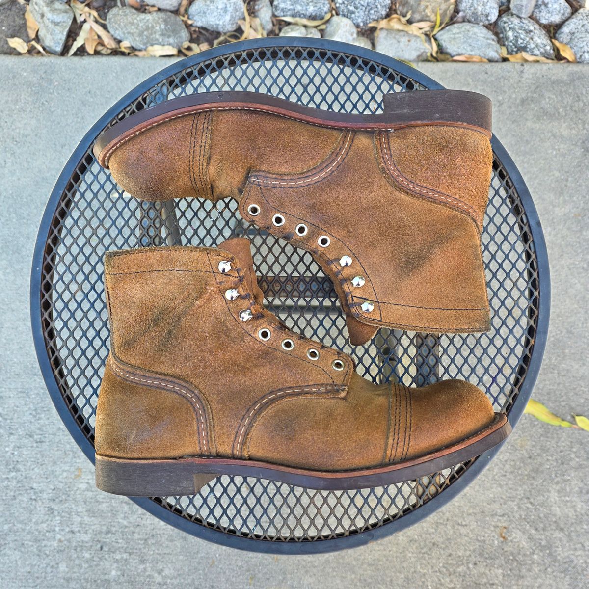 Photo by kananaios on March 23, 2026 of the Red Wing Iron Ranger in S.B. Foot Hawthorne Muleskinner.