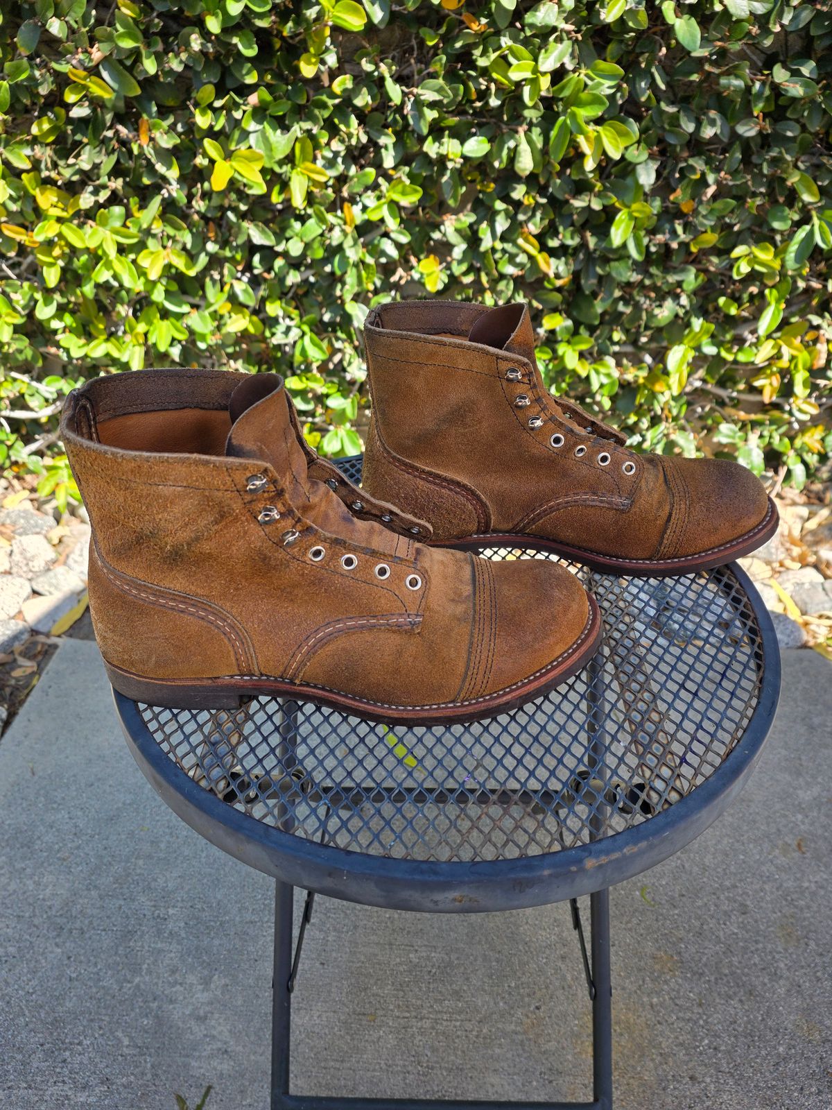 Photo by kananaios on March 23, 2026 of the Red Wing Iron Ranger in S.B. Foot Hawthorne Muleskinner.