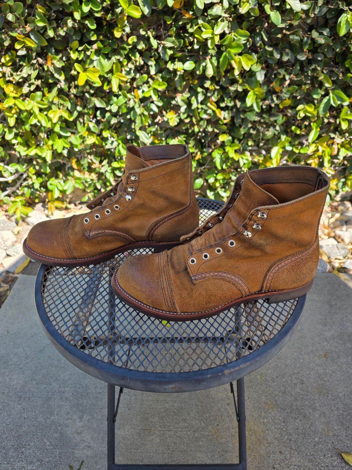 Photo by kananaios on March 23, 2026 of the Red Wing Iron Ranger in S.B. Foot Hawthorne Muleskinner.