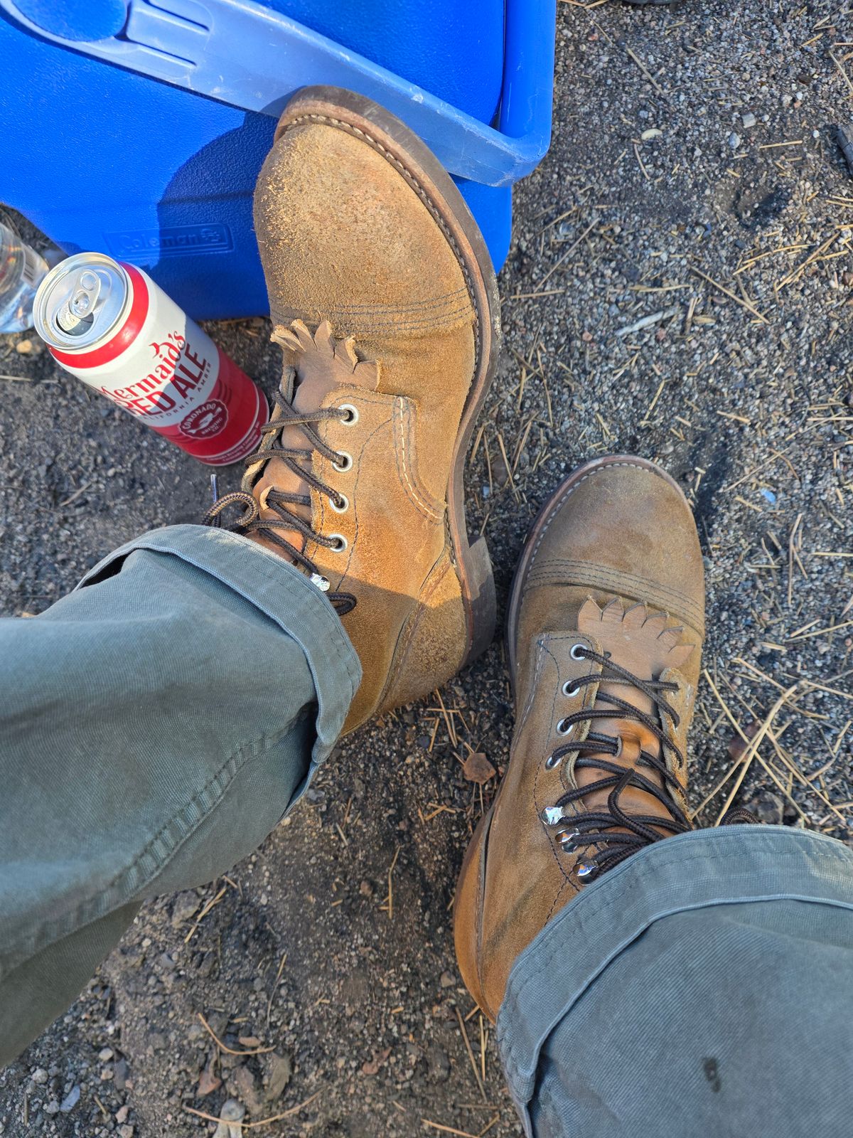 Photo by kananaios on March 20, 2026 of the Red Wing Iron Ranger in S.B. Foot Hawthorne Muleskinner.