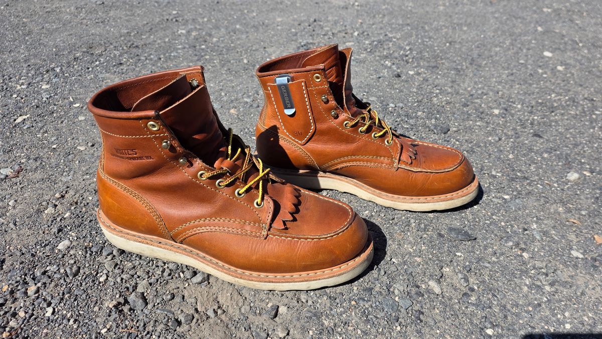 Photo by kananaios on September 20, 2025 of the White's Perry 6" Select in Seidel Tobacco Stampede.