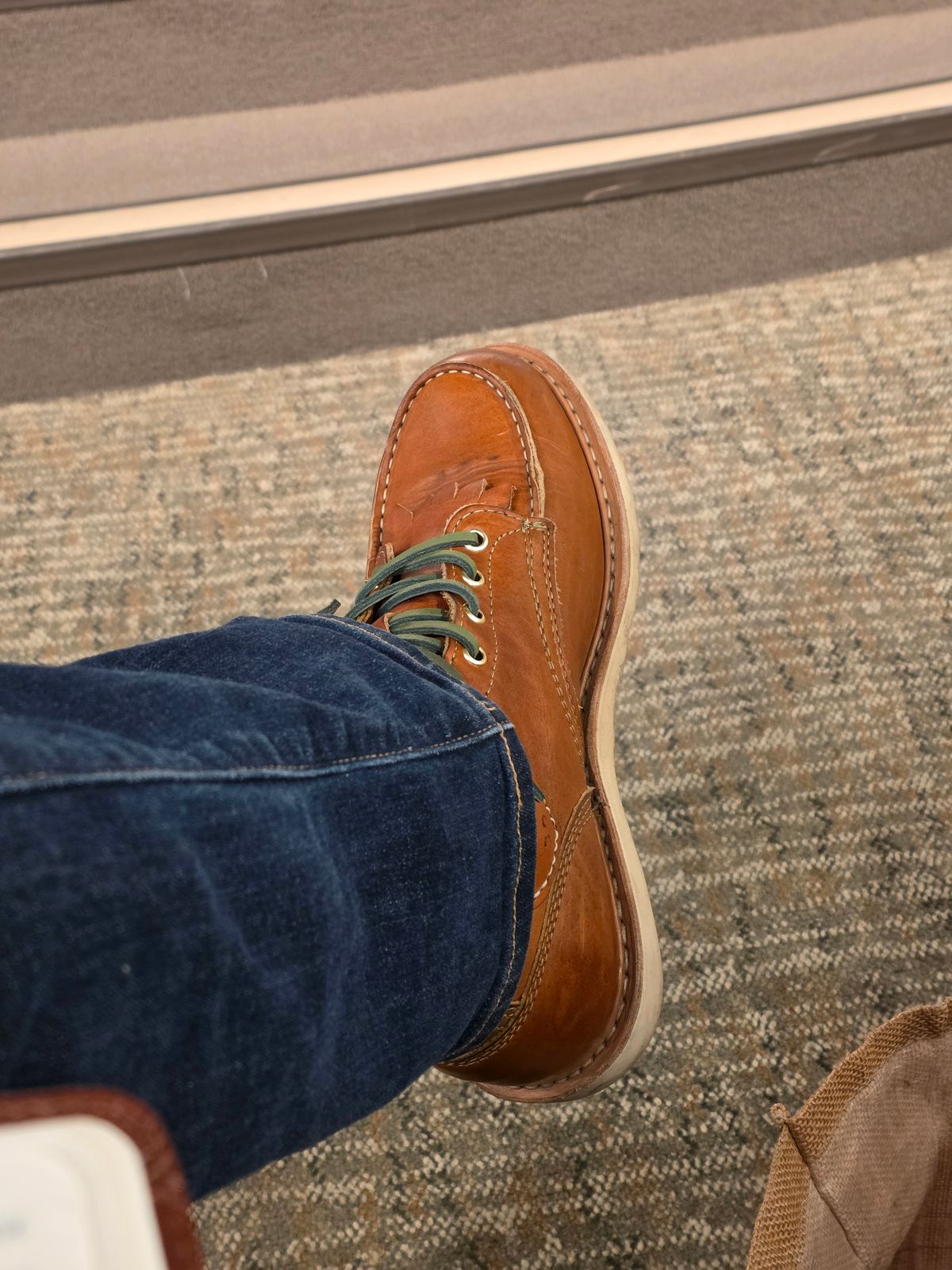 Photo by kananaios on September 28, 2025 of the White's Perry 6" Select in Seidel Tobacco Stampede.