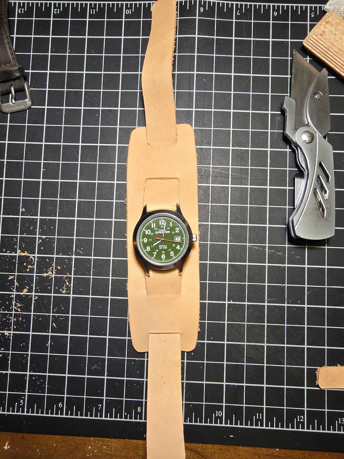 Photo by kananaios on October 5, 2025 of the Self-Made Winston Pattern in Unknown Natural Veg Tan.