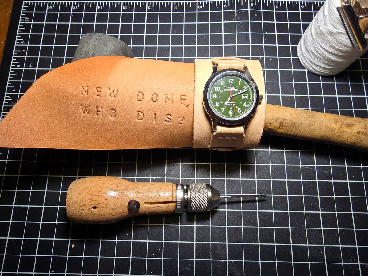 Photo by kananaios on October 6, 2025 of the Self-Made Winston Pattern in Unknown Natural Veg Tan.