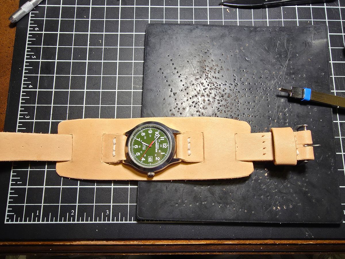 Photo by kananaios on October 6, 2025 of the Self-Made Winston Pattern in Unknown Natural Veg Tan.