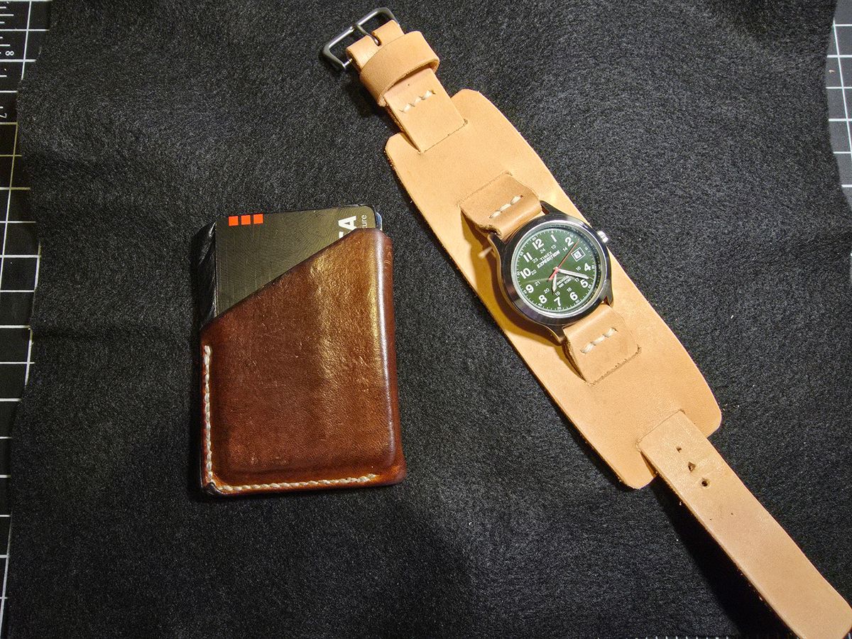 Photo by kananaios on October 6, 2025 of the Self-Made Winston Pattern in Unknown Natural Veg Tan.