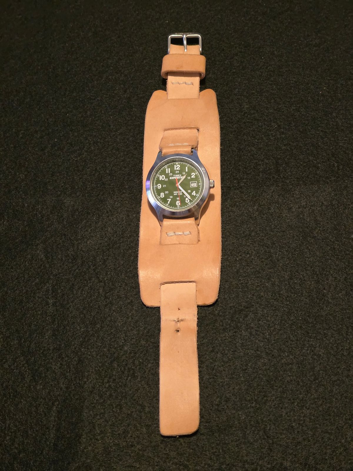 Photo by kananaios on October 12, 2025 of the Self-Made Winston Pattern in Unknown Natural Veg Tan.