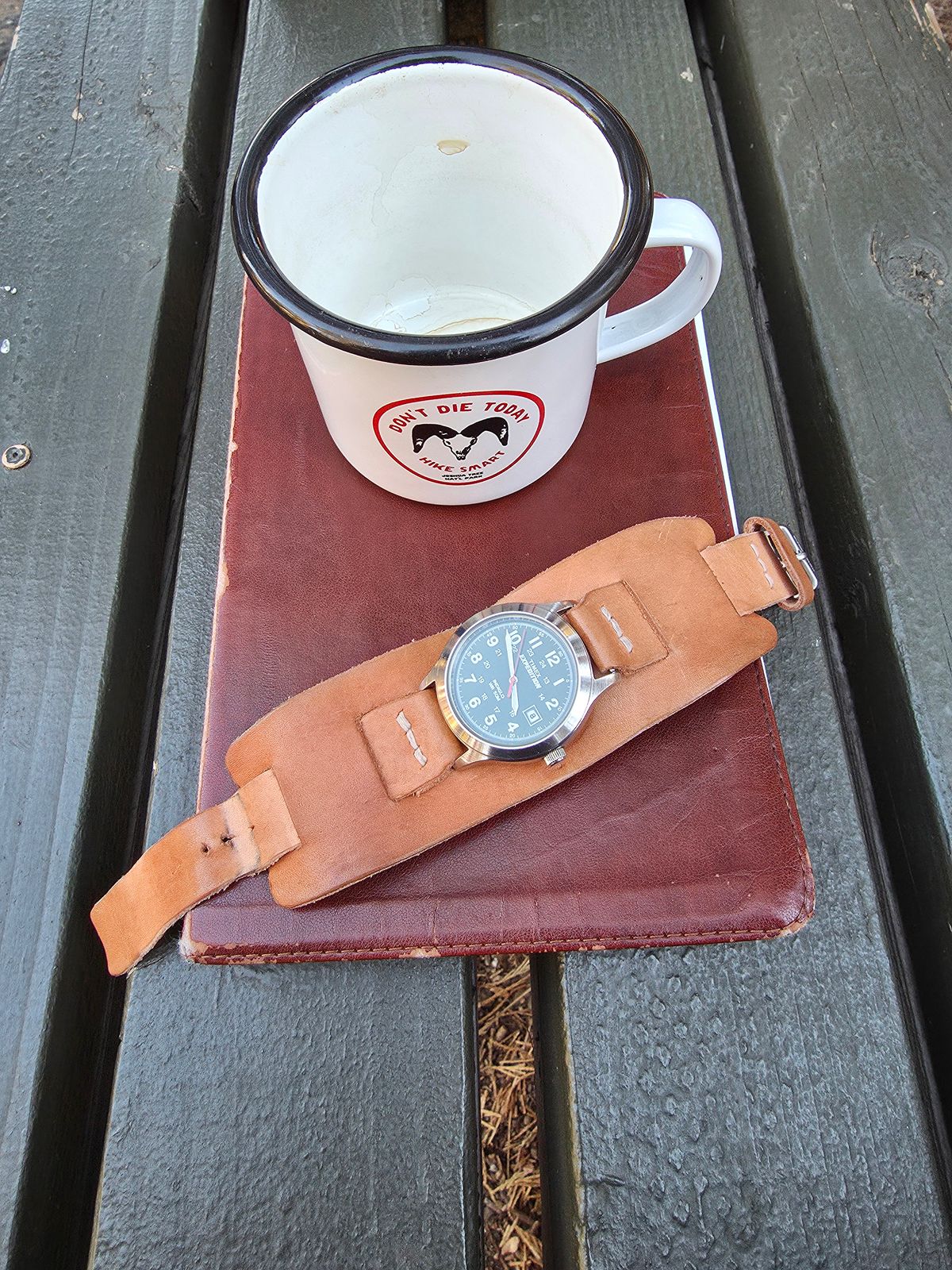 Photo by kananaios on November 8, 2025 of the Self-Made Winston Pattern in Unknown Natural Veg Tan.