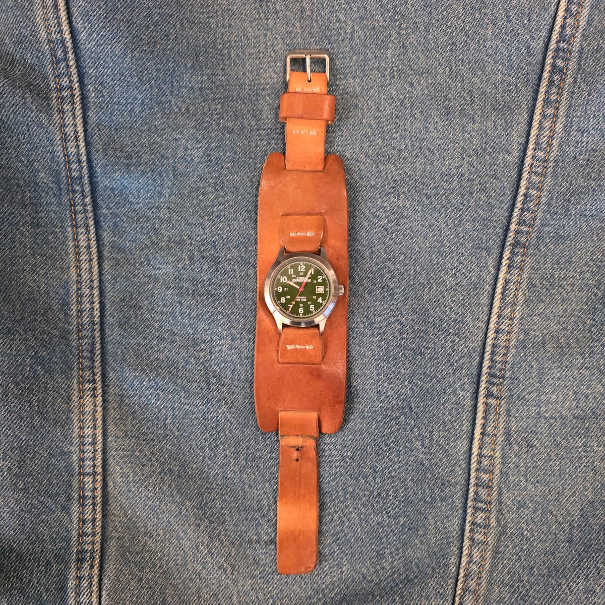 Photo by kananaios on January 1, 2026 of the Self-Made Winston Pattern in Unknown Natural Veg Tan.