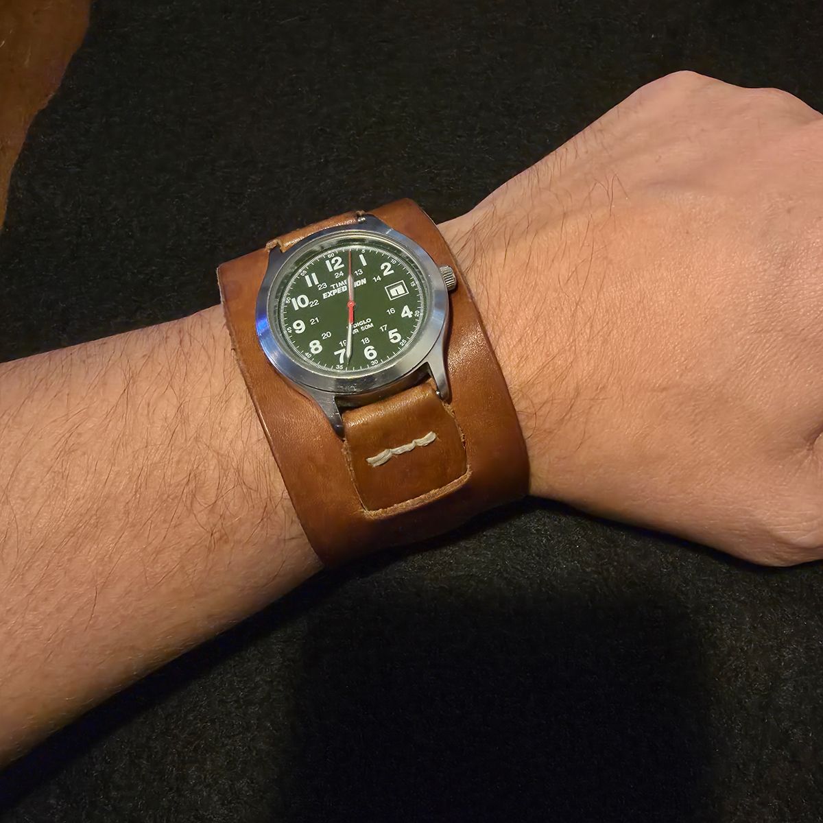 Photo by kananaios on February 1, 2026 of the Self-Made Winston Pattern in Unknown Natural Veg Tan.