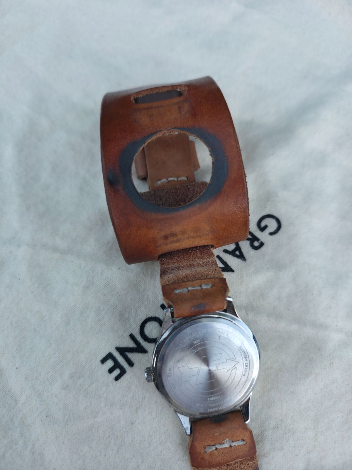 Photo by kananaios on March 4, 2026 of the Self-Made Winston Pattern in Unknown Natural Veg Tan.