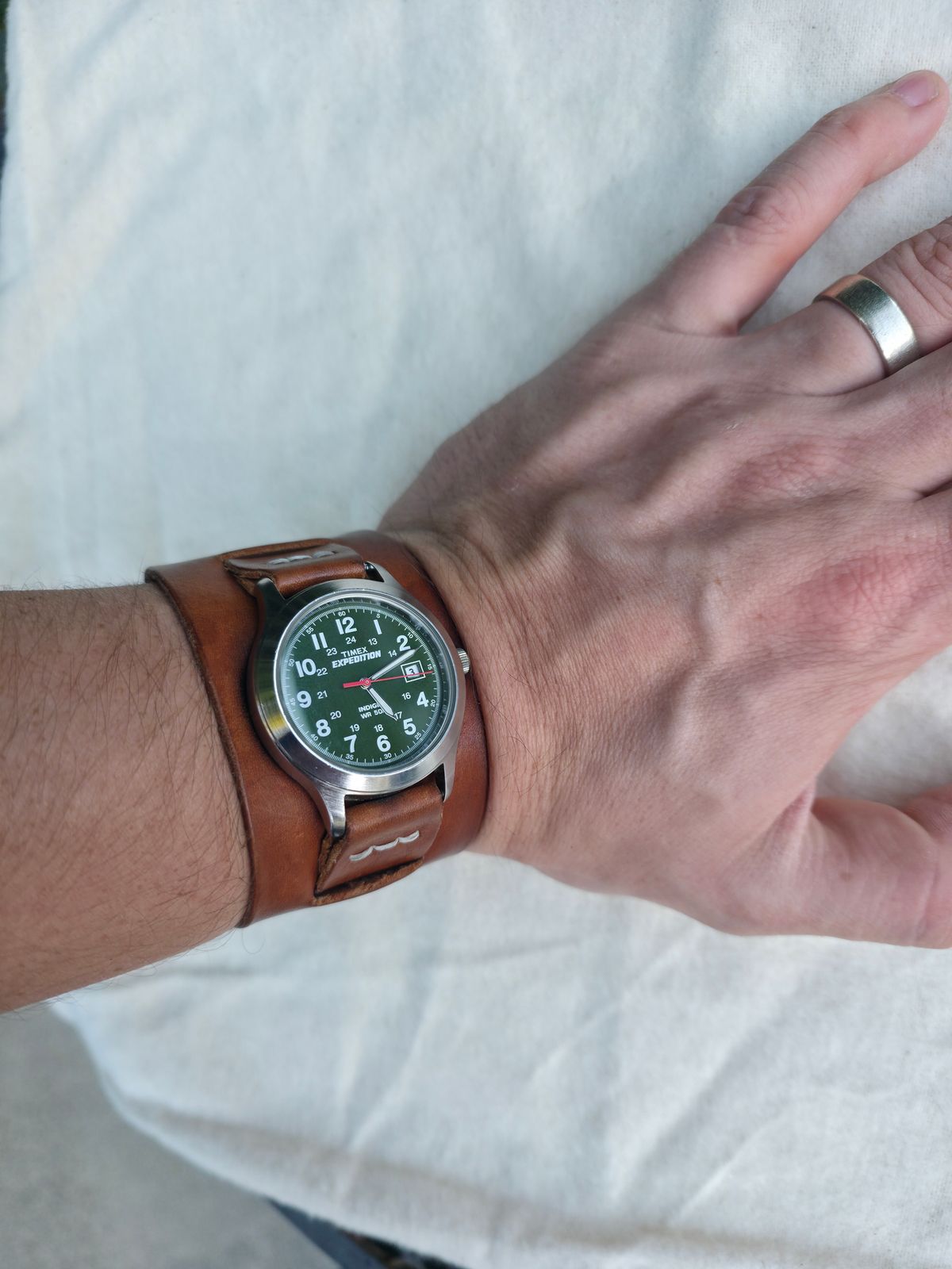 Photo by kananaios on March 4, 2026 of the Self-Made Winston Pattern in Unknown Natural Veg Tan.