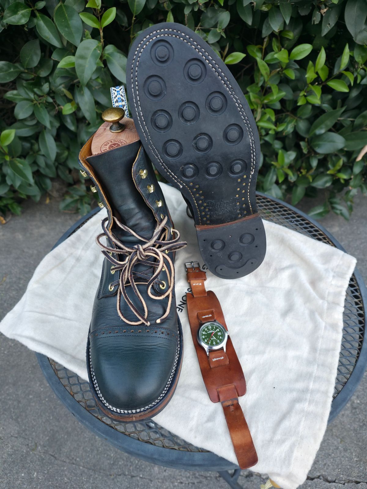 Photo by kananaios on March 4, 2026 of the Self-Made Winston Pattern in Unknown Natural Veg Tan.