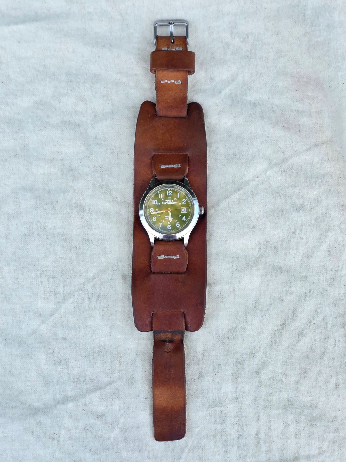 Photo by kananaios on April 2, 2026 of the Self-Made Winston Pattern in Unknown Natural Veg Tan.