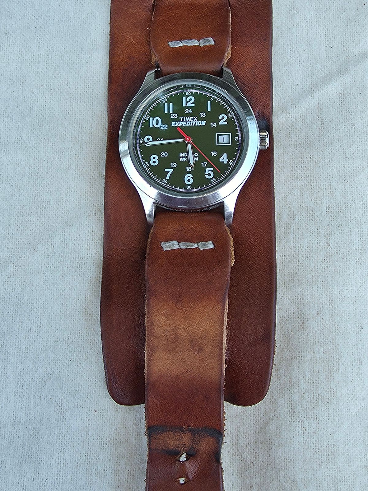 Photo by kananaios on April 2, 2026 of the Self-Made Winston Pattern in Unknown Natural Veg Tan.