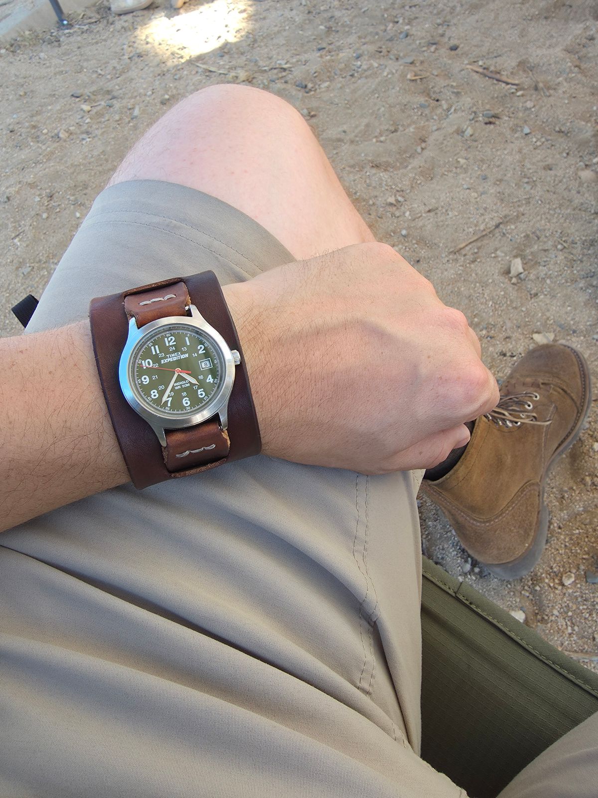 Photo by kananaios on May 9, 2026 of the Self-Made Winston Pattern in Unknown Natural Veg Tan.