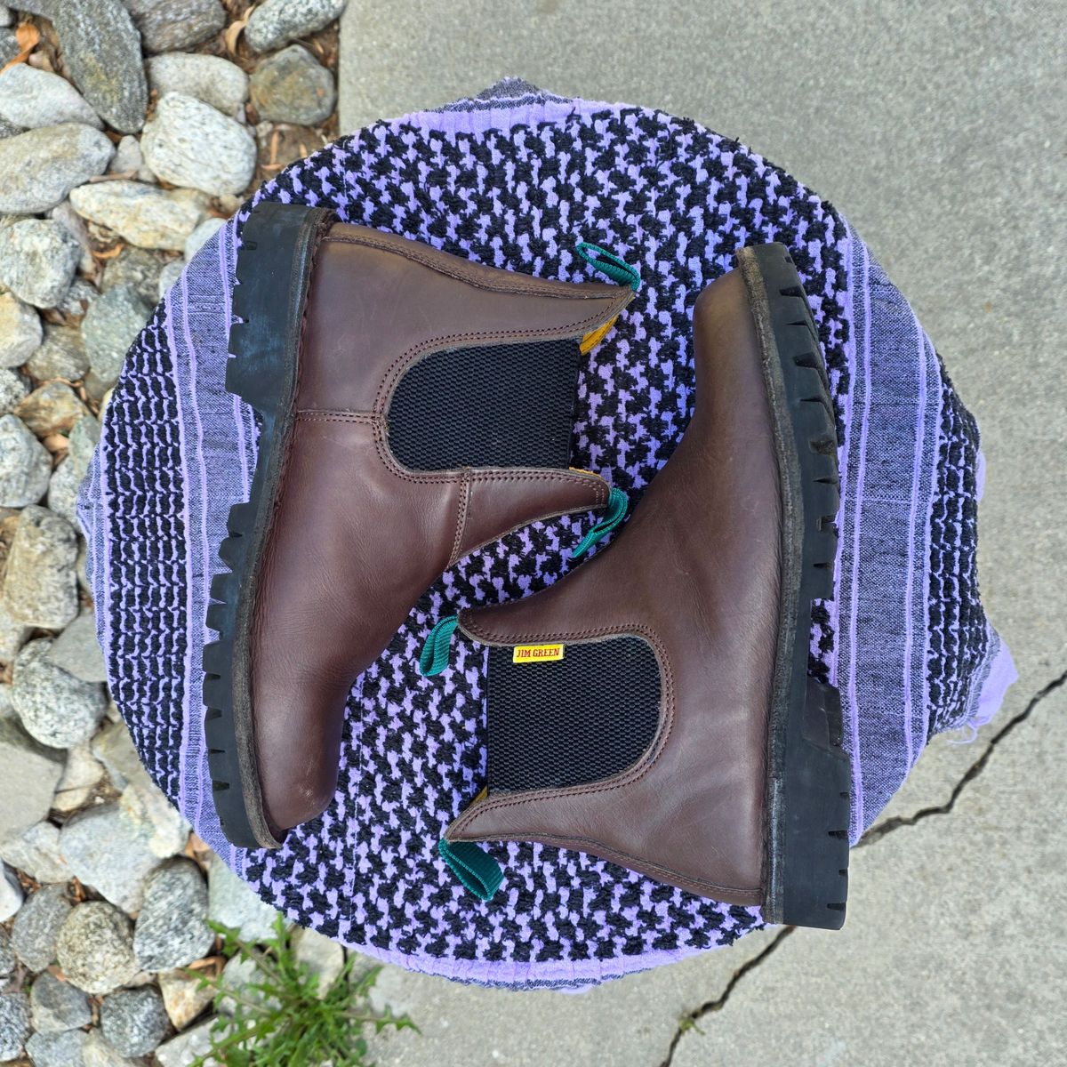 Photo by kananaios on April 10, 2026 of the Jim Green Stockman in Brown Full Grain.