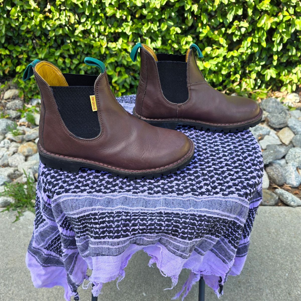 Photo by kananaios on April 10, 2026 of the Jim Green Stockman in Brown Full Grain.