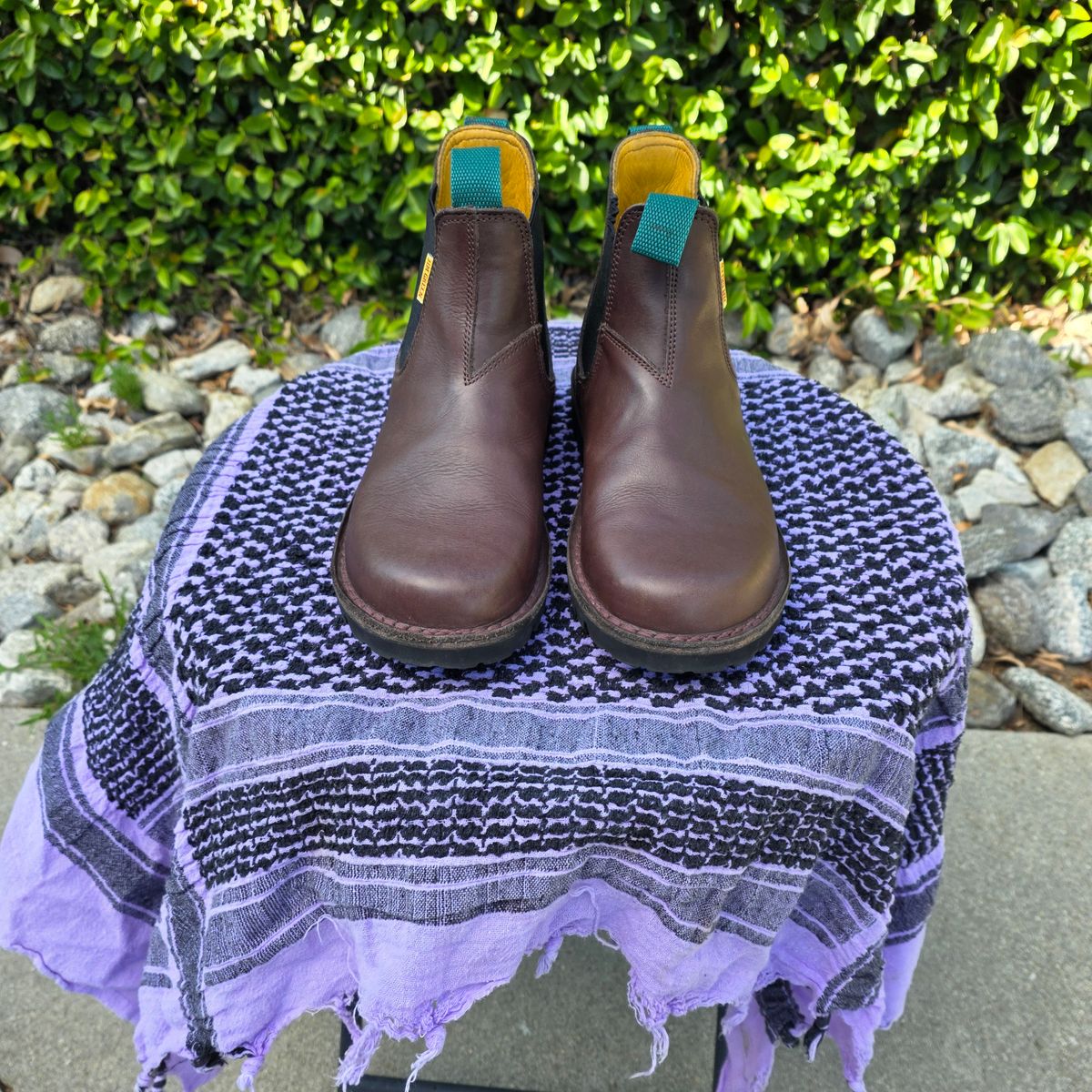 Photo by kananaios on April 10, 2026 of the Jim Green Stockman in Brown Full Grain.