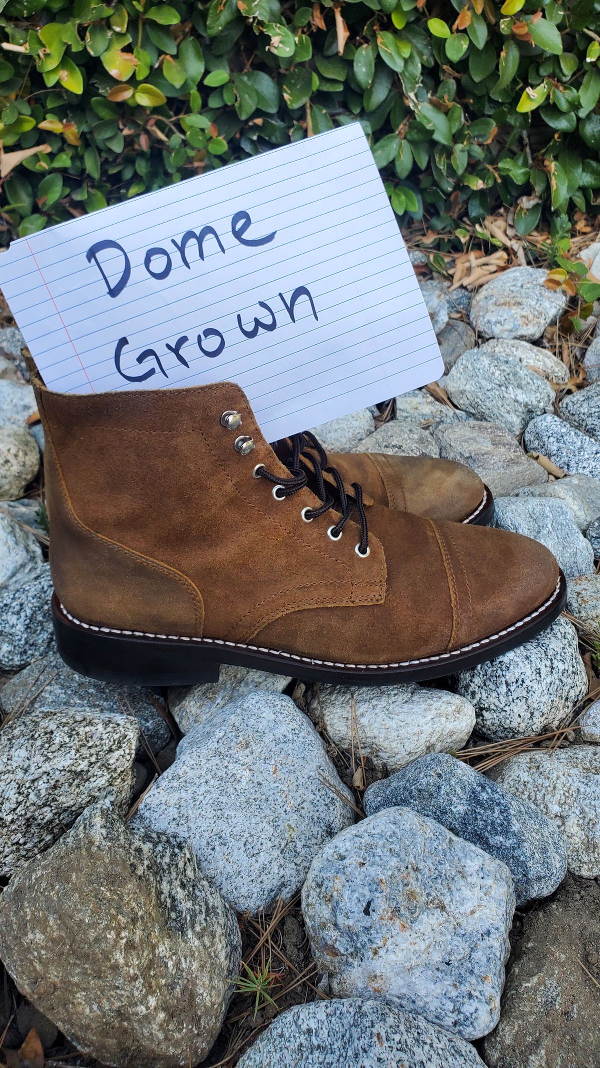 Photo by kananaios on November 3, 2023 of the Thursday Captain in Safari WeatherSafe Suede.