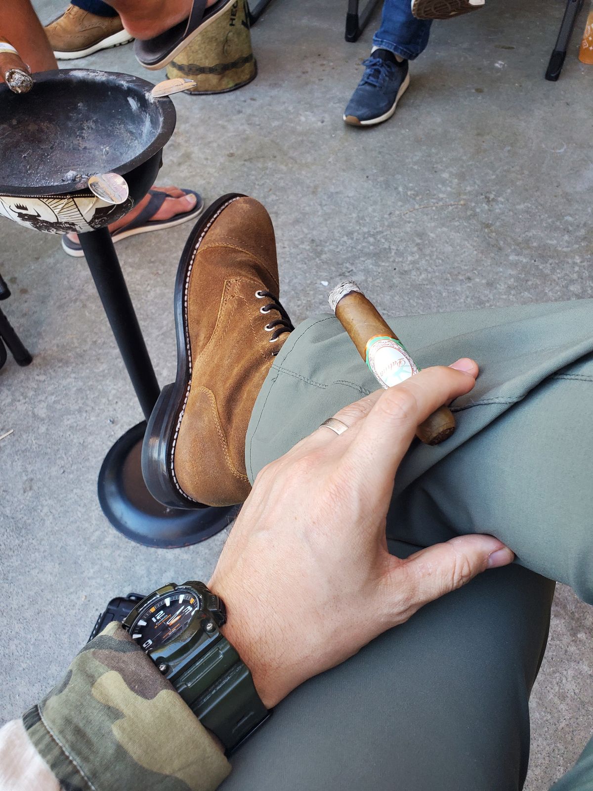 Photo by kananaios on November 11, 2023 of the Thursday Captain in Safari WeatherSafe Suede.