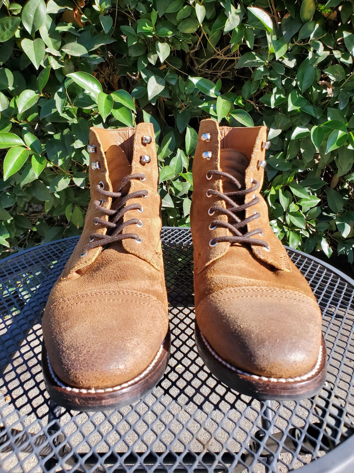 Photo by kananaios on January 2, 2024 of the Thursday Captain in Safari WeatherSafe Suede.