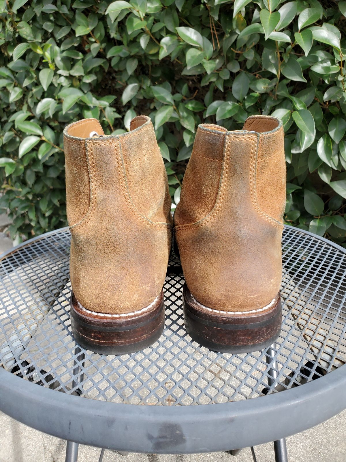 Photo by kananaios on February 3, 2024 of the Thursday Captain in Safari WeatherSafe Suede.