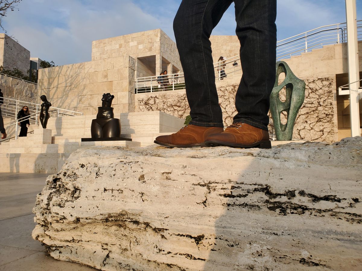 Photo by kananaios on February 18, 2024 of the Thursday Captain in Safari WeatherSafe Suede.